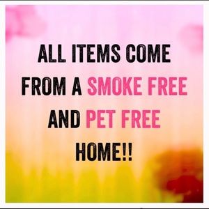 Free of all pet and smoke odors!!!